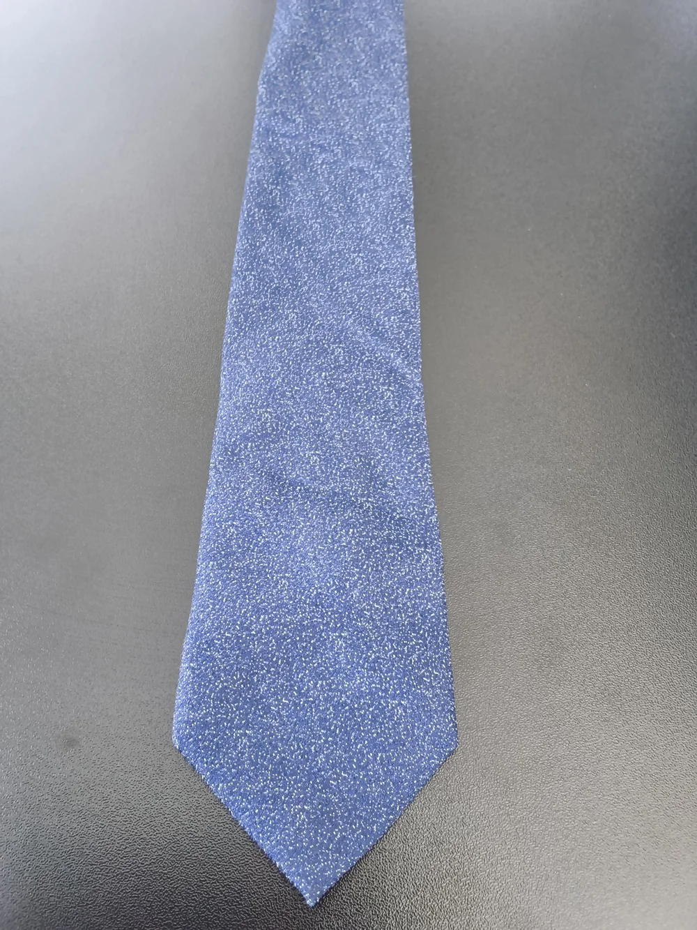 Calvin Klein Navy Blue Speckled Silk Tie